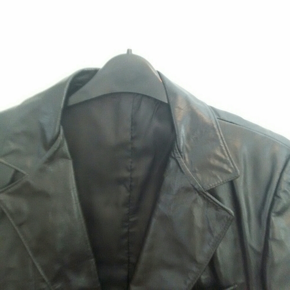 Leather blazer- brand unknown - Picture 6 of 11